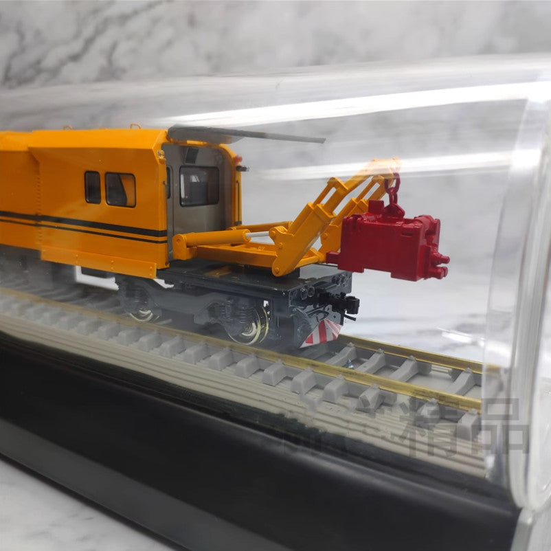 1:68 34CM Self-propelled Rail Welding Vehicle Train Diecast Model Collection