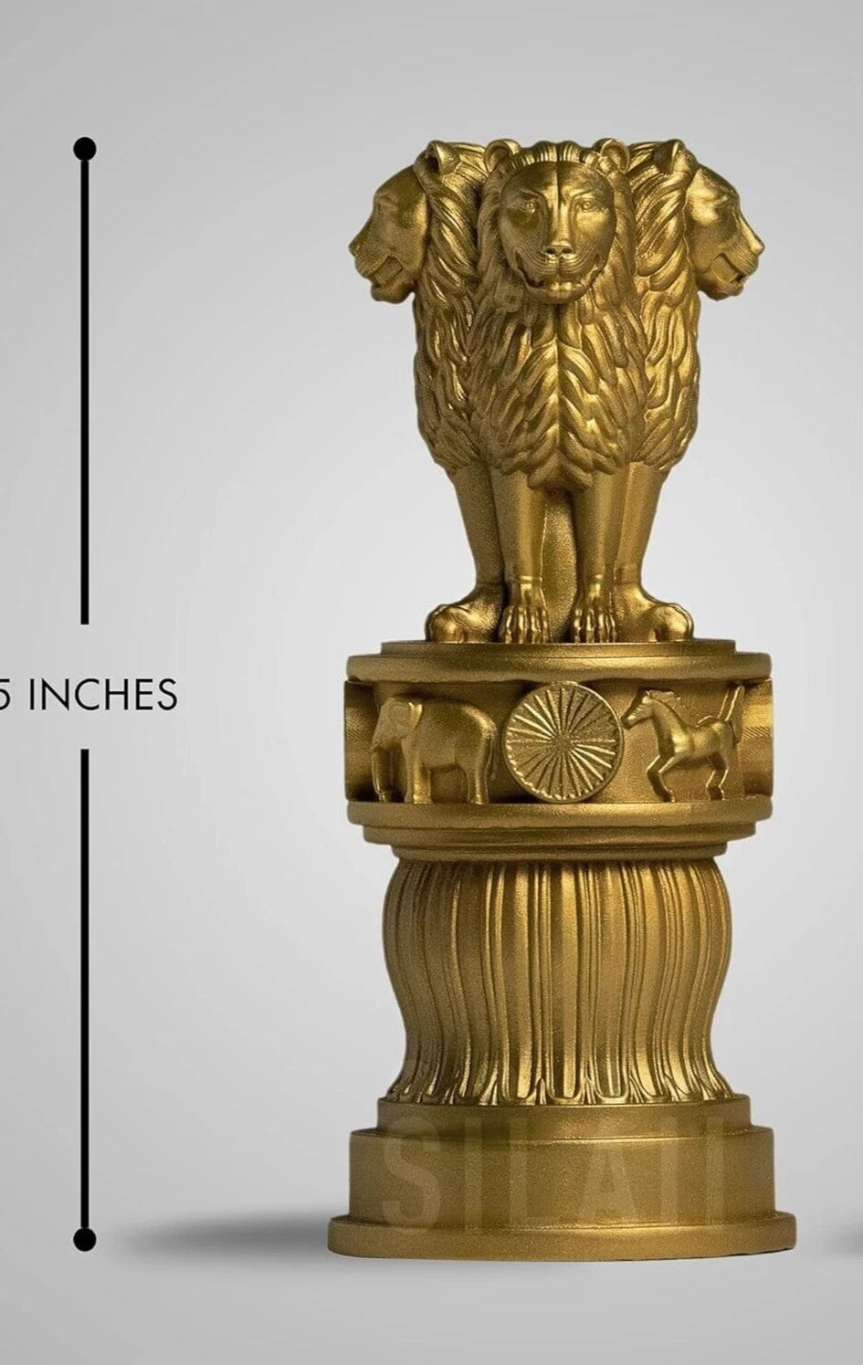 Beautiful Ashoka Pillar Sculpture Idol Statue Figurine