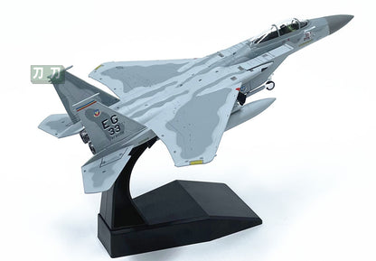 1:100 20CM AMER USA F-15C Fighter Plane Airplane Diecast Military Aircraft Model