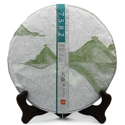 2014 Yunnan Menghai Dayi TAETEA 7582 Classic Raw Pu'er Tea Puerh Puer Tea 357g
