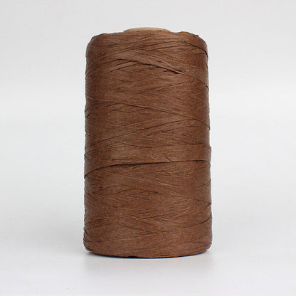 280M Organic Raffia Straw Rope Paper Yarn Crochet Knitting DIY Summer Hat Bag
