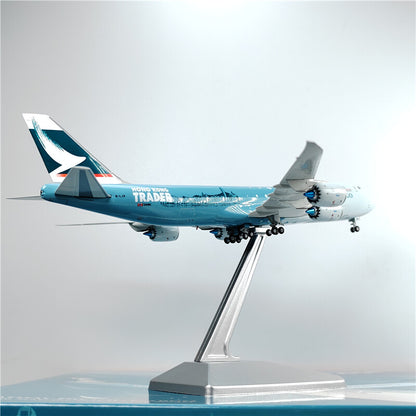 1:400 Y Wings CATHAY PACIFIC CARGO BOEING B747-8F Airplane Diecast Plane Model
