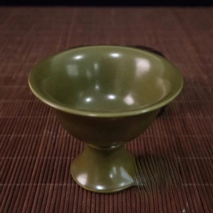 Jingdezhen Imitate Antique Porcelain Tea Goblet Retro Style Collection Decor