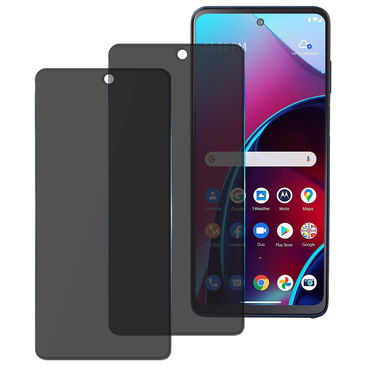 For Moto G Stylus 4G/5G (2022) Privacy Tempered Glass Anti-Spy Screen Protector