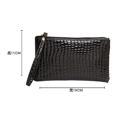 Cosmetic Bag Zipper Small Makeup Bag Traveling Cosmetics Clutch Purse Organizer