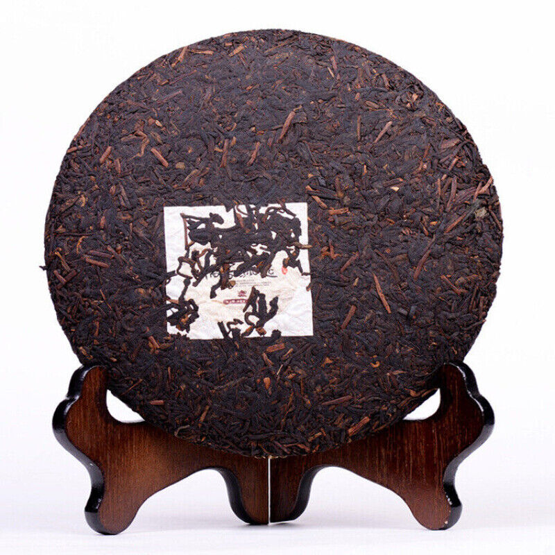 357g Yunnan Pure Ripe Puer Material Glutinous Rice Fragrant Shu Pu-erh Tea Cake