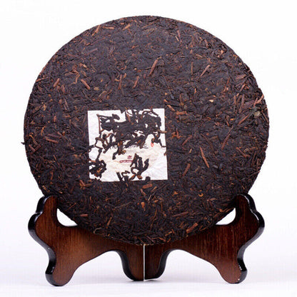 357g Yunnan Pure Ripe Puer Material Glutinous Rice Fragrant Shu Pu-erh Tea Cake