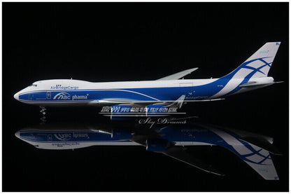 1:400 JC Wings AirBridgeCargo BOEING 747-8F Aircraft Diecast Airplane Model