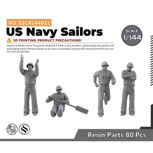 Yao's Studio SSCR144011 1/144 Model Upgrade Parts US Navy Sailors