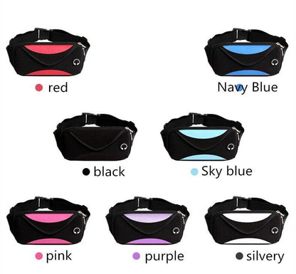 Waterproof Fanny Pack Men/women's Waist Pack Male Pouch Unisex Waist Bag Zip Bag