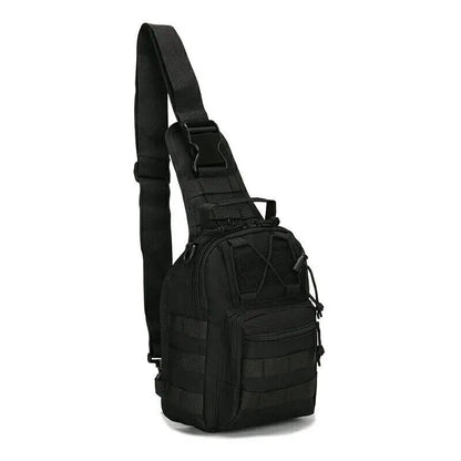 Men Nylon Crossbody Bag Tactics Canvas Shoulder Hiking Travel Outdoor Sports