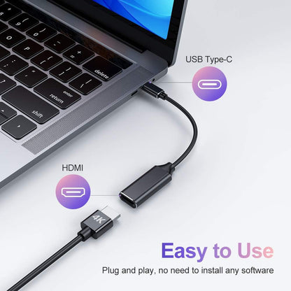 USB-C Type C To HDMI Adapter USB3.1 Cable For MHL Android Phone Tablet Black Lot