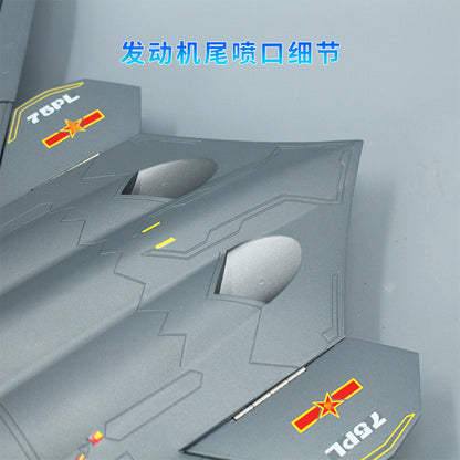 1:98 48CM H-20 Strategic Stealth Bombers Fighter Diecast Military Plane Model