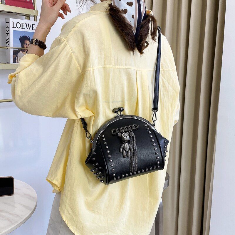 Shoulder Bag Synthetic Leather Crossbody Purse Handbag 28*21*13 CM 120 CM Strap