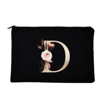 Makeup Bag Letter Print Traveling Case Organizer Storage Pouch Purse 14*22*14 CM