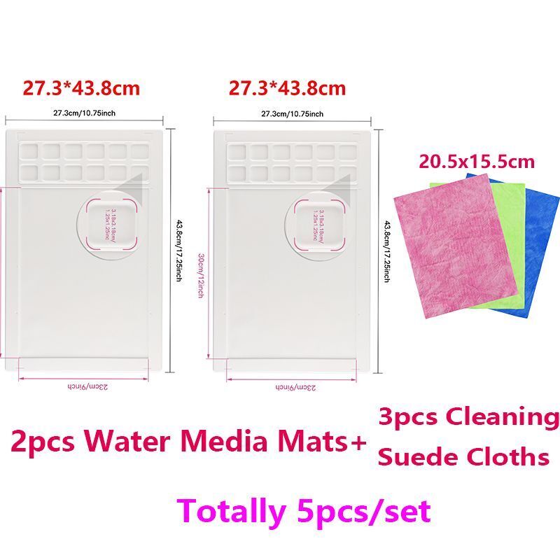 Craft Mat Non-Stick Silicone Media Acrylic Painting Watercolor Ink Blending Tool