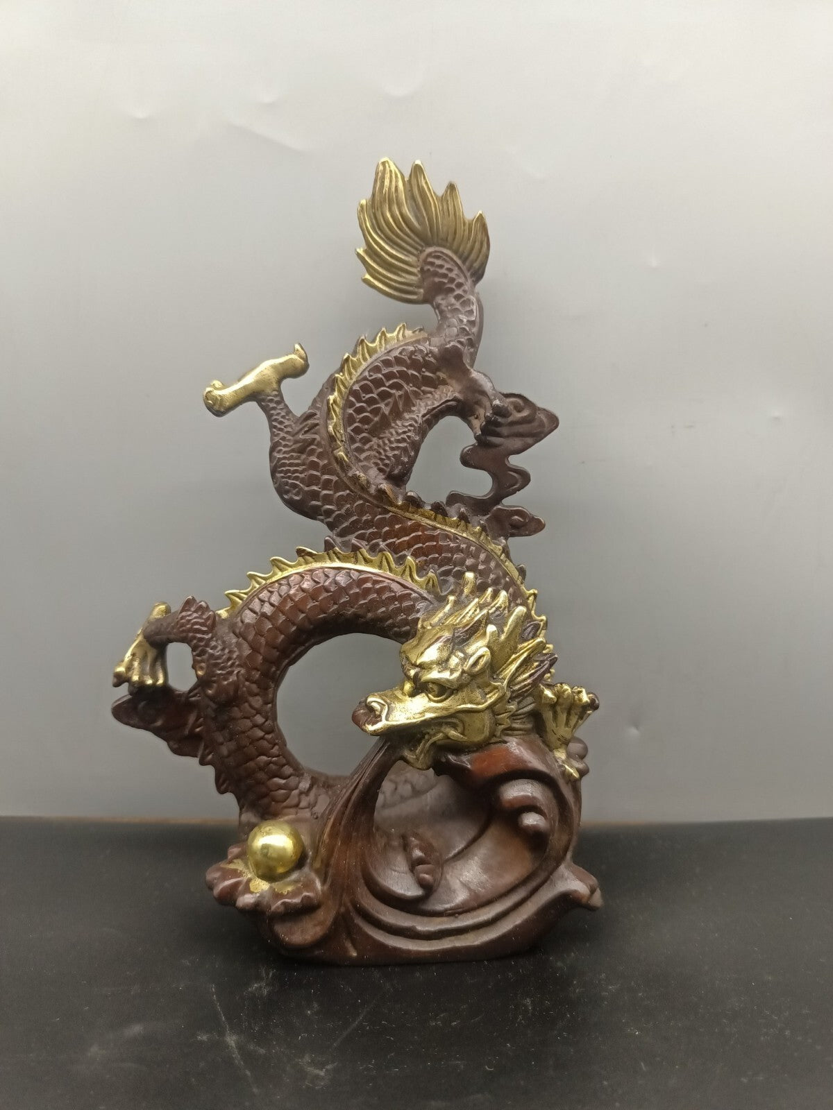 Antique Bronze Ware Standing Dragon Collection