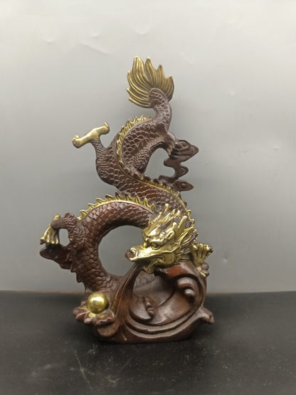 Antique Bronze Ware Standing Dragon Collection
