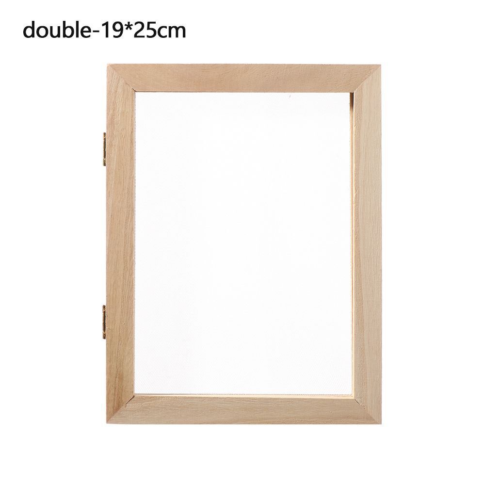 Paper Making Tool Multi-Size Wooden Mesh Mould Frame DIY Screen Handcrafting Kit