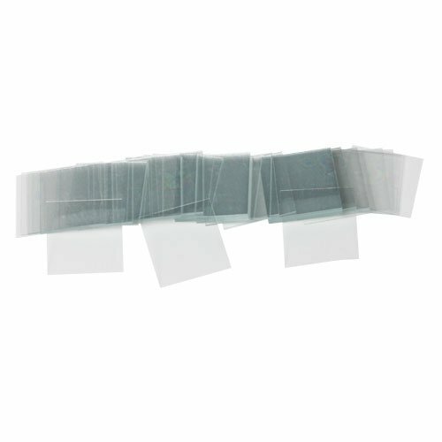 Box of 100 Glass Microscope Cover Slips, 22mm x 22mm, #1 Thickness