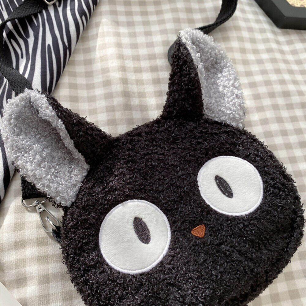 Anime Sheep Handbag Animals Small Phone Purse Bag Lamb Wool Shoulder Bag 1PCS