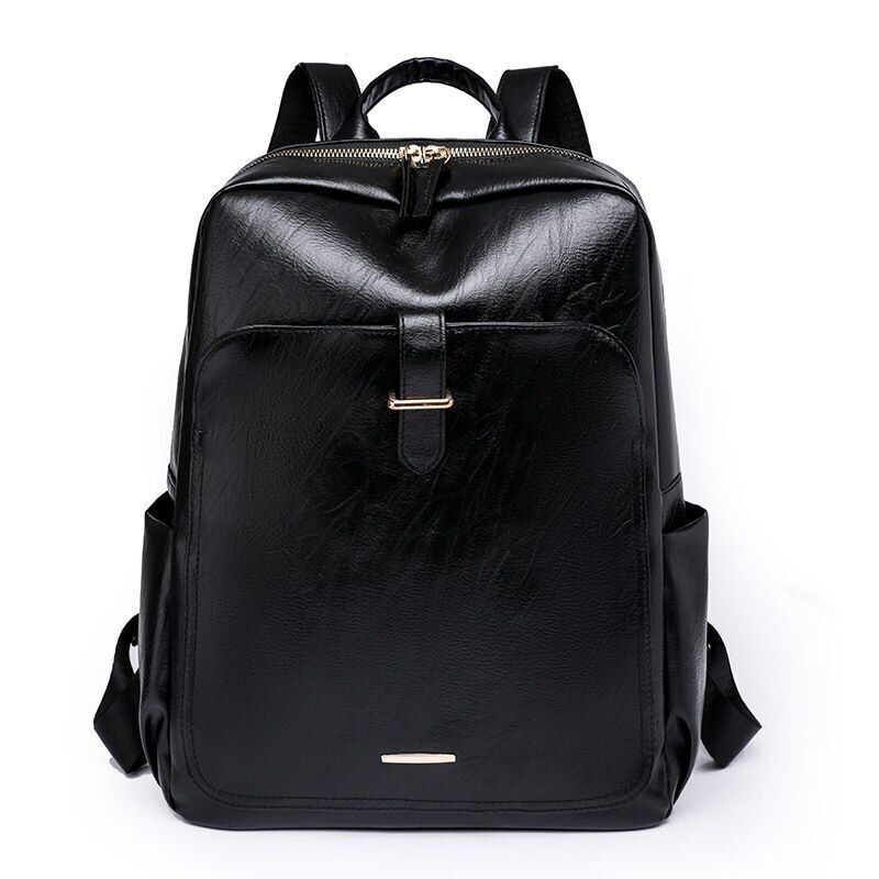 Leather Backpack Stylish Laptop Bag Women Luxury Polyester Traveling Blue Yellow