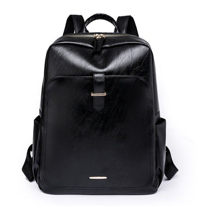 Leather Backpack Stylish Laptop Bag Women Luxury Polyester Traveling Blue Yellow