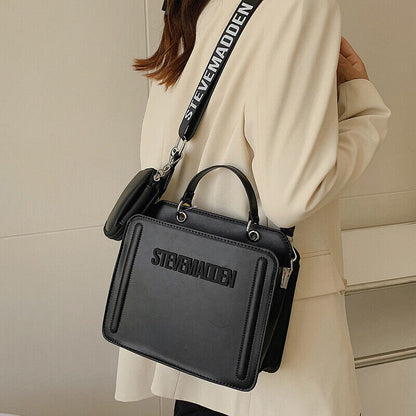 STEVEMADDEN New Square Bag Women's High-Quality Shoulder Messenger Handbag USA