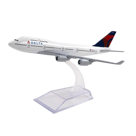 1/400 16cm Delta B747 Alloy Plane Model Diecast Airplane Model Collection