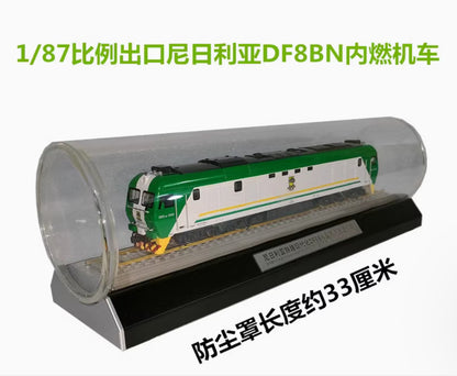 1:87 DF8BN Freight Diesel Locomotive for Nigerian Railway Train Diecast Model