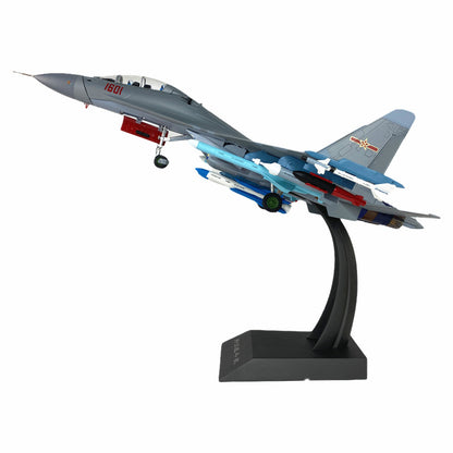 1:48 46CM China Air Force J-16 Fighter Airplane Diecast Military Aircraft Model