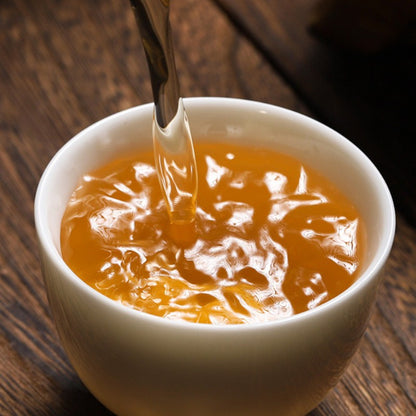 357g Lao Man E Pu Erh Tea Raw Tea Yunnan Qizi Cake Tea Pu'er Ancient Tree Tea