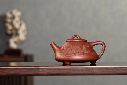 300cc chinese Yixing Handmade Zisha teapot DiCaoQing Ni Dragon Hu Gongfu Tea Pot
