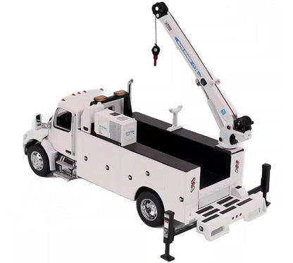 1:50 DM Peterbilt536 Auto-Crane HC14-Crane Work Truck Miller EnPak Diecast Model
