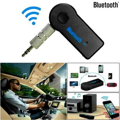 Bluetooth Adaptador Inalambrico Receptor de Audio Estéreo de 3,5 mm AUX Casa Car