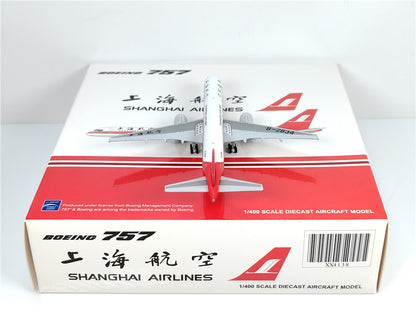 1:400 JC Wings SHANGHAI AIRLINES BOEING B757-200 Airplane Diecast Aircraft Model