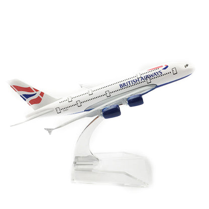 1:400 British Airways A380 Model Plane Alloy Diecast Airplane Aircraft Ornaments