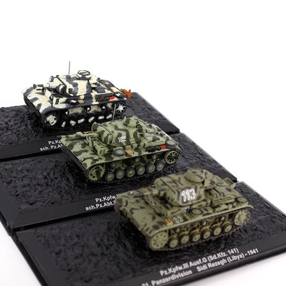 IXO 1:72 III G Medium Tank Ornament Battle Tank Finished Ornament Alloy Model