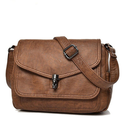 Vintage Shoulder Messenger Bag Purses Handbags Soft Leather Crossbody Bags Small