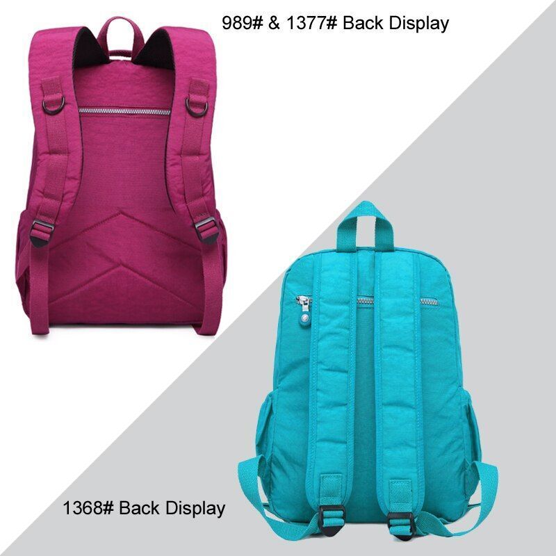 Backpack Teenage Girl Women Backpacks Nylon Waterproof Laptop Bag Travelling 1PC