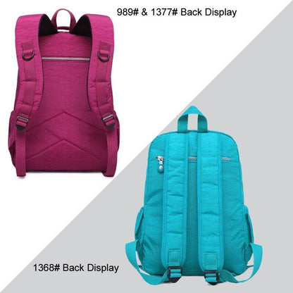 Backpack Teenage Girl Women Backpacks Nylon Waterproof Laptop Bag Travelling 1PC