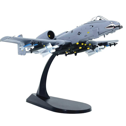 1:100 Scale US A-10A Attack Plane Finished Prototype Military Airplane Model