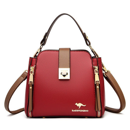 Synthetic Leather Handbag Purse Bag Shoulder Crossbody Messenger Small 20*18*9CM