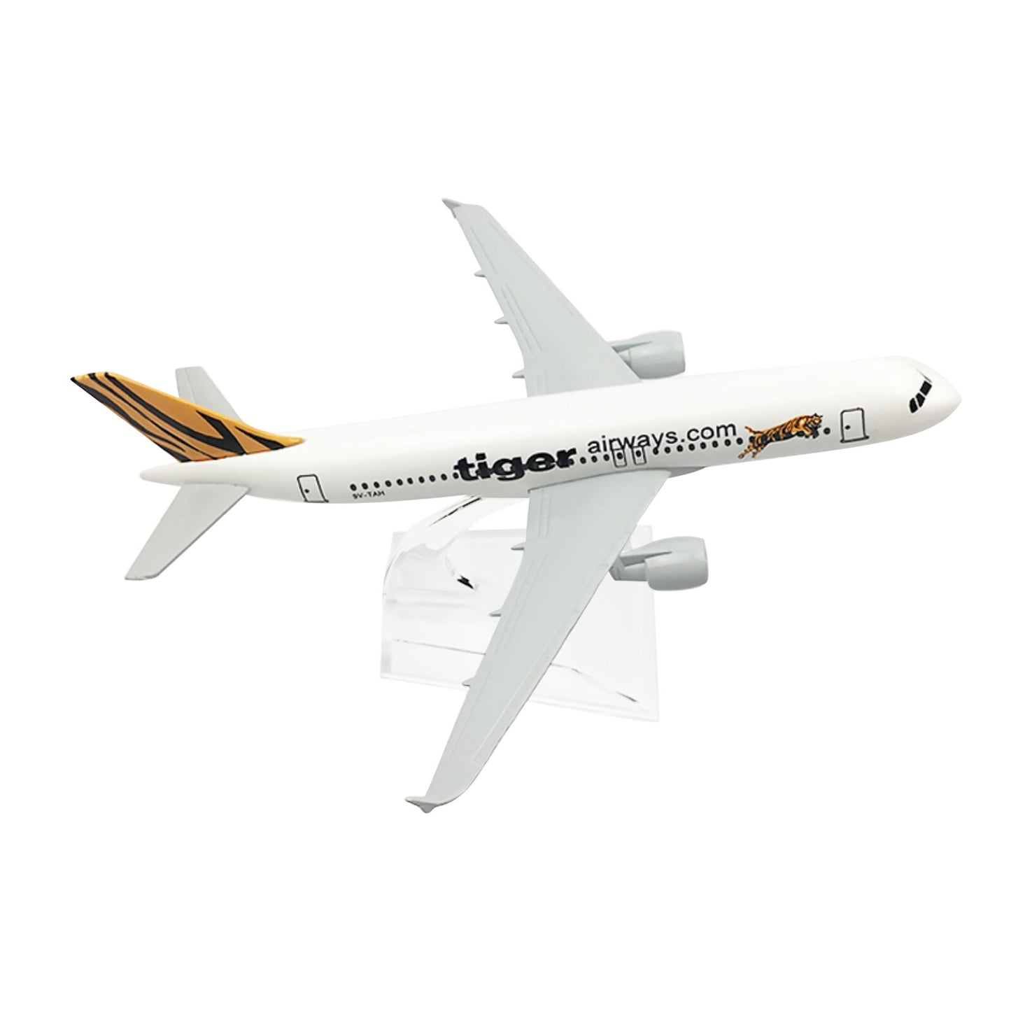 1/400 16cm Aircraft Singapore Tiger A320 Alloy Plane Model Airplane Ornaments