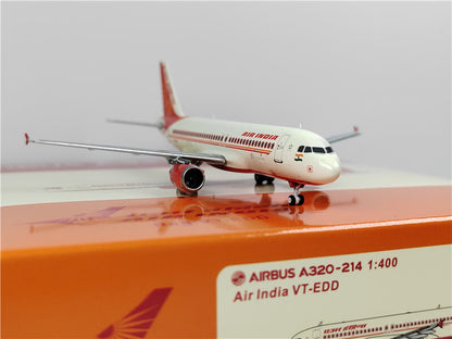 PandaModel AIR INDIA for Airbus A320 VT-EDD 1:400 Aircraft Pre-built Model