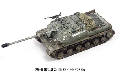 1/72 Soviet 122 tank destroyer ISU-122S Migoyan tank model