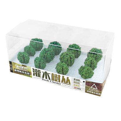 12Pcs Simulation Bush Tree Model Miniature Scene For 1:35/1:48/1:72/1:87 Scale