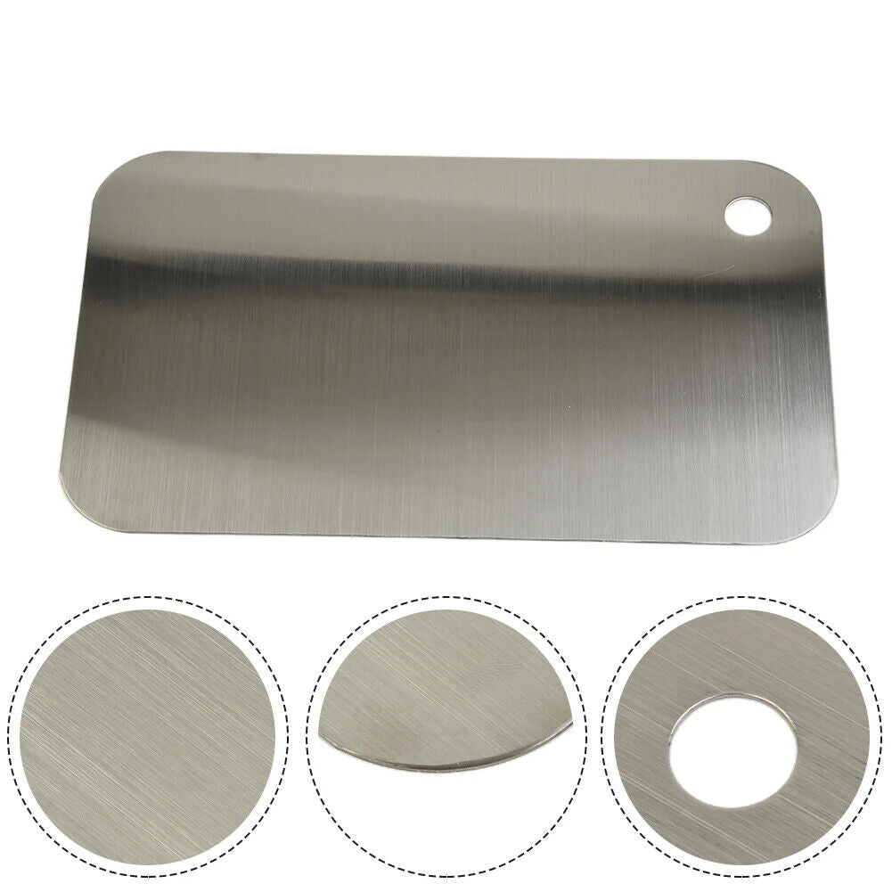Chopping Boards 304 Stainless Steel Double Sided Thick Heavy Duty Cutting Blocks