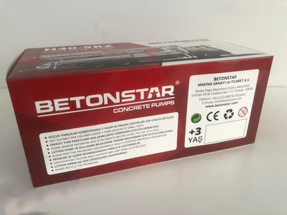 1:50 BETONSTAR H40-5RZ CONCRETE PUMP Construct Equipment Machine Diecast Model