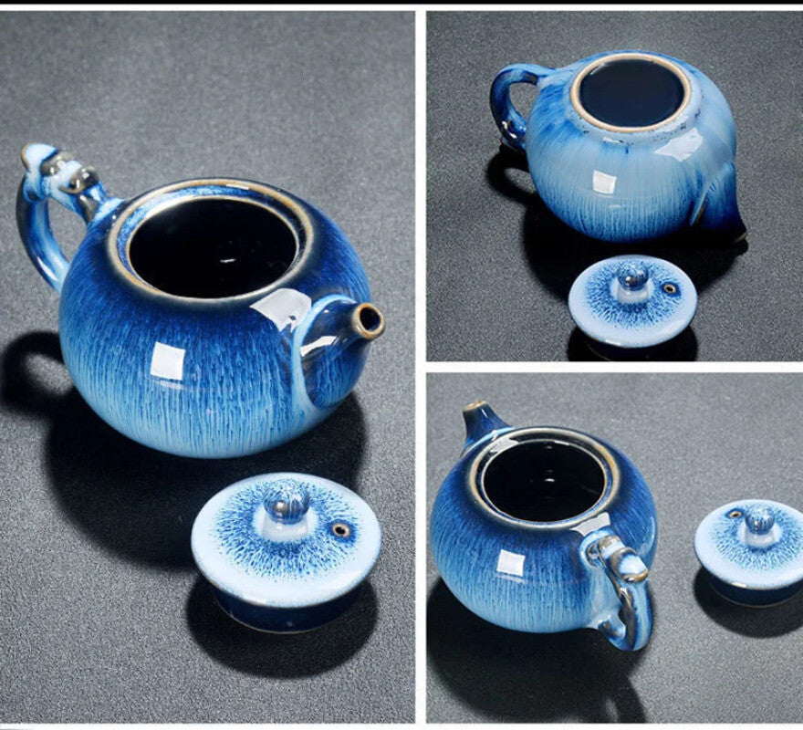 250ml Star Glaze Teapot Ceramic Kung Fu Tea Pot Teaset Porcelain Chinese Teaware